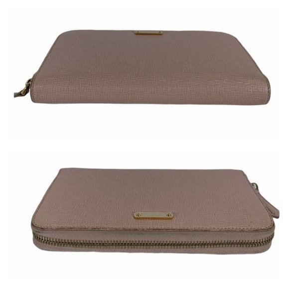 Authentic Fendi Wallet Long Hardware Blush Pink Leather Used Vintage - Picture 4 of 9